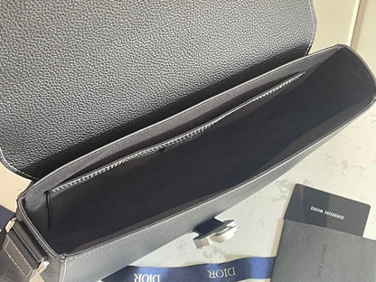 Classic Black Calfskin Shoulder Bag – Limited Edition