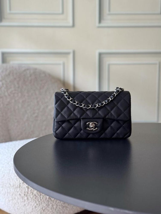 Classic Luxury Leather Top Handle Bag