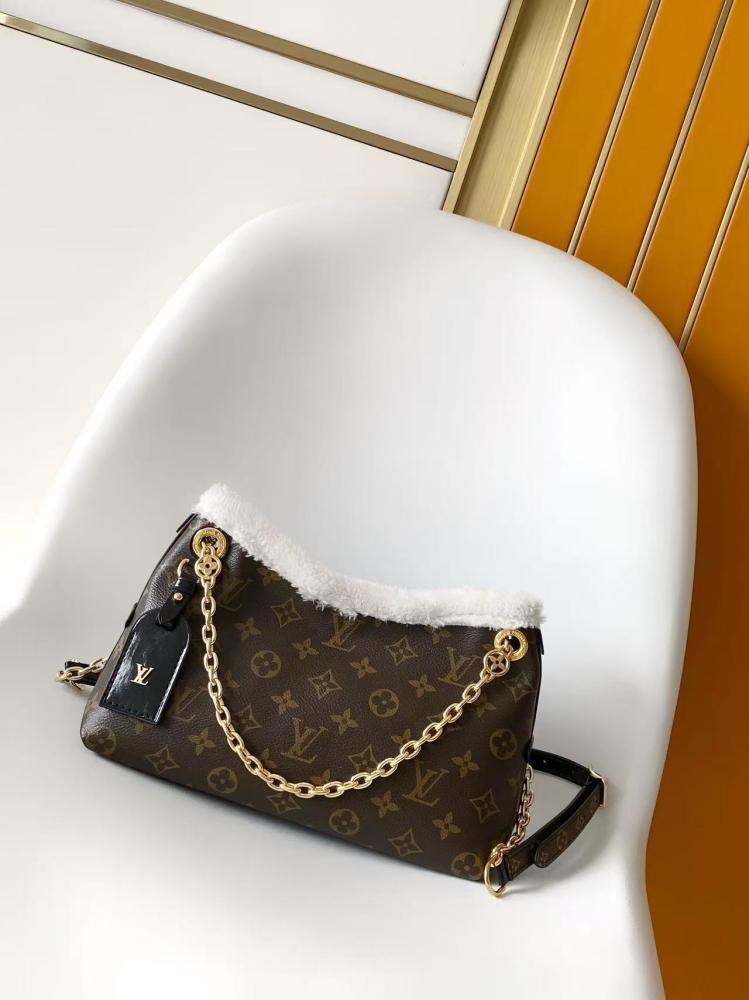Arco Embroidered Leather Shoulder Bag