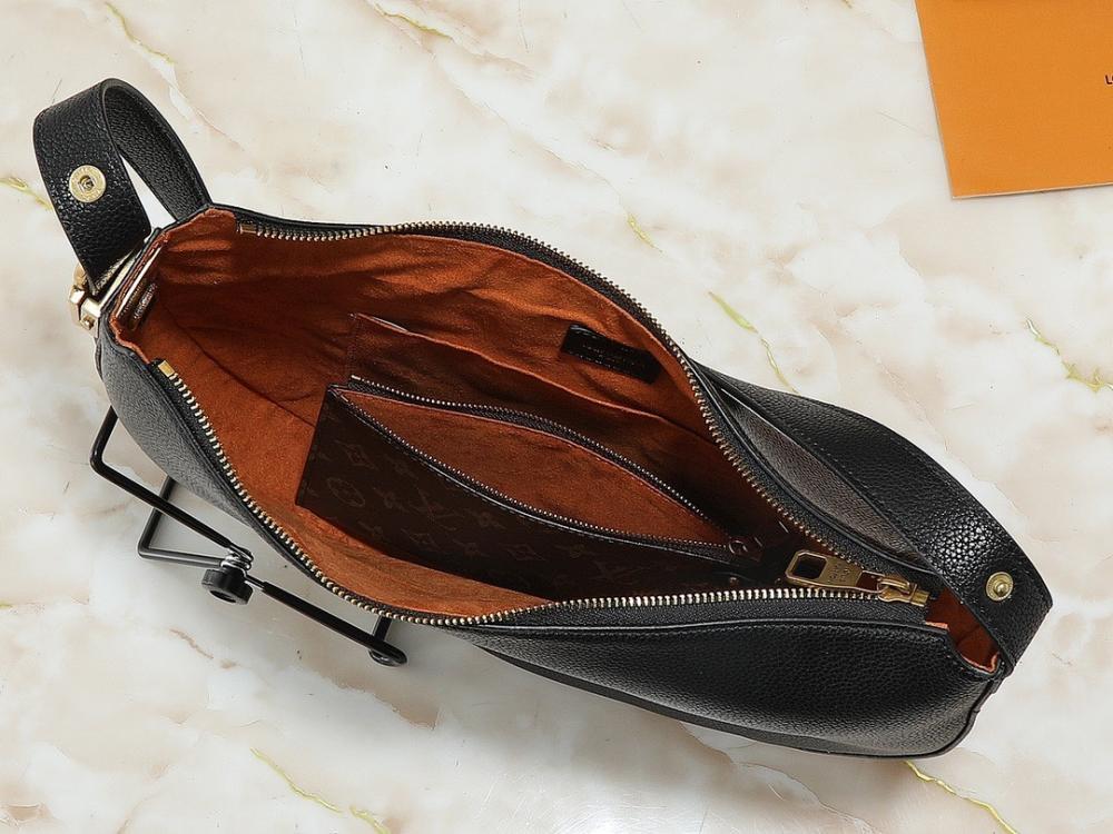 Modern Luxury Monogram Leather Top Handle Bag