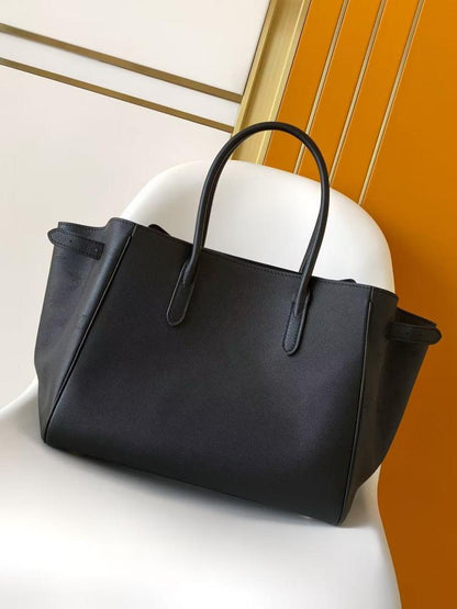 Calfskin Top Handle Bag