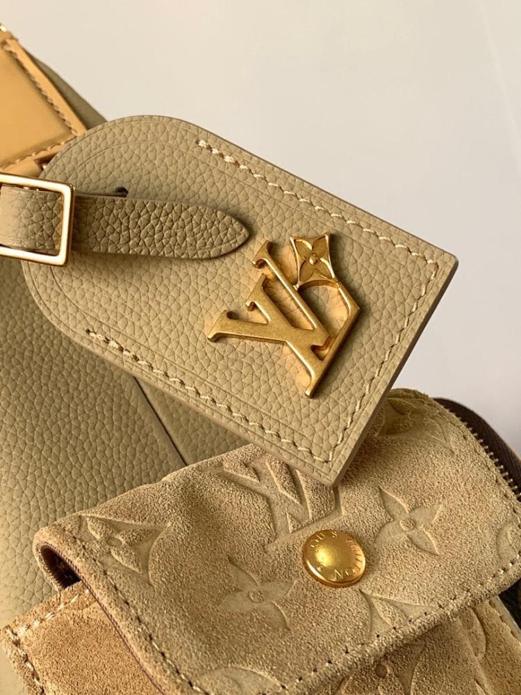 Alma Monogram Canvas Shoulder Bag