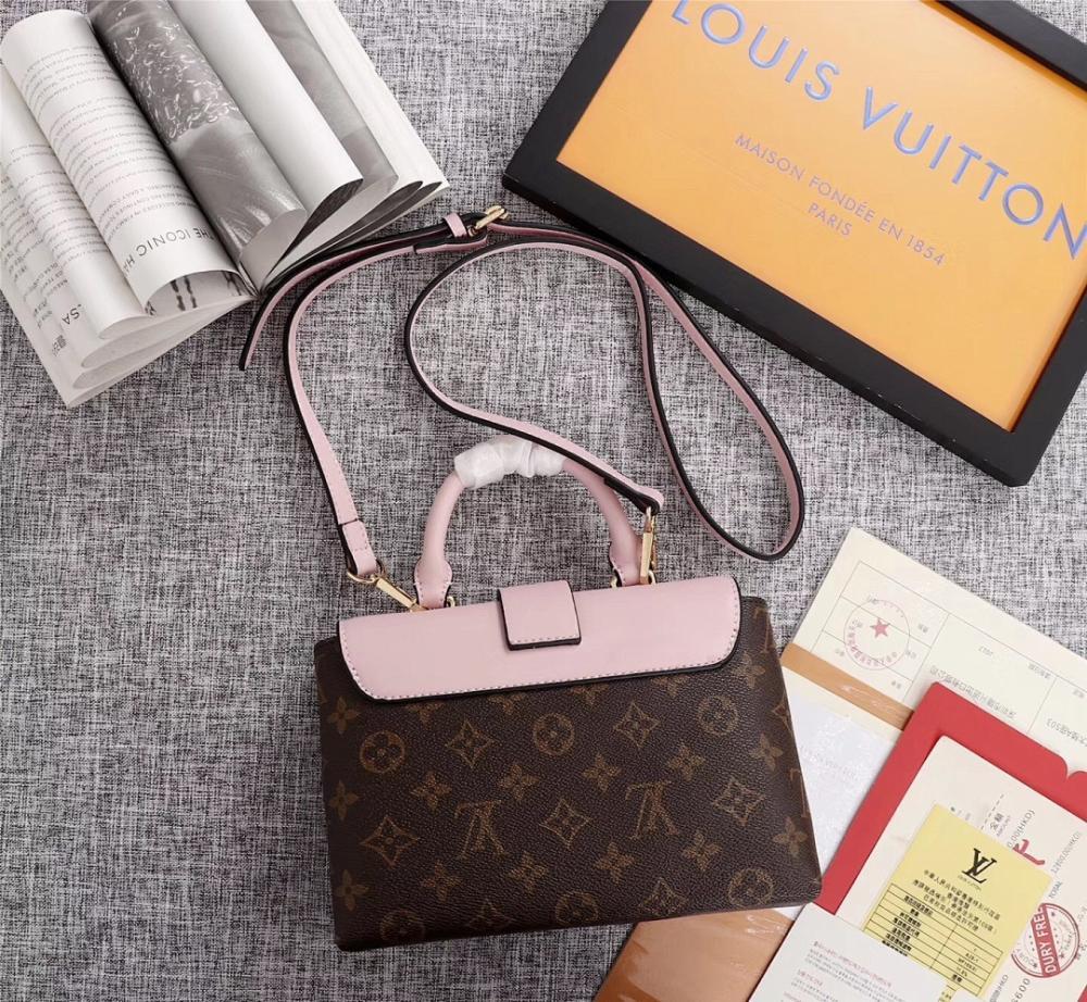 Classic Refined Gold Monogram Calfskin Shoulder Bag