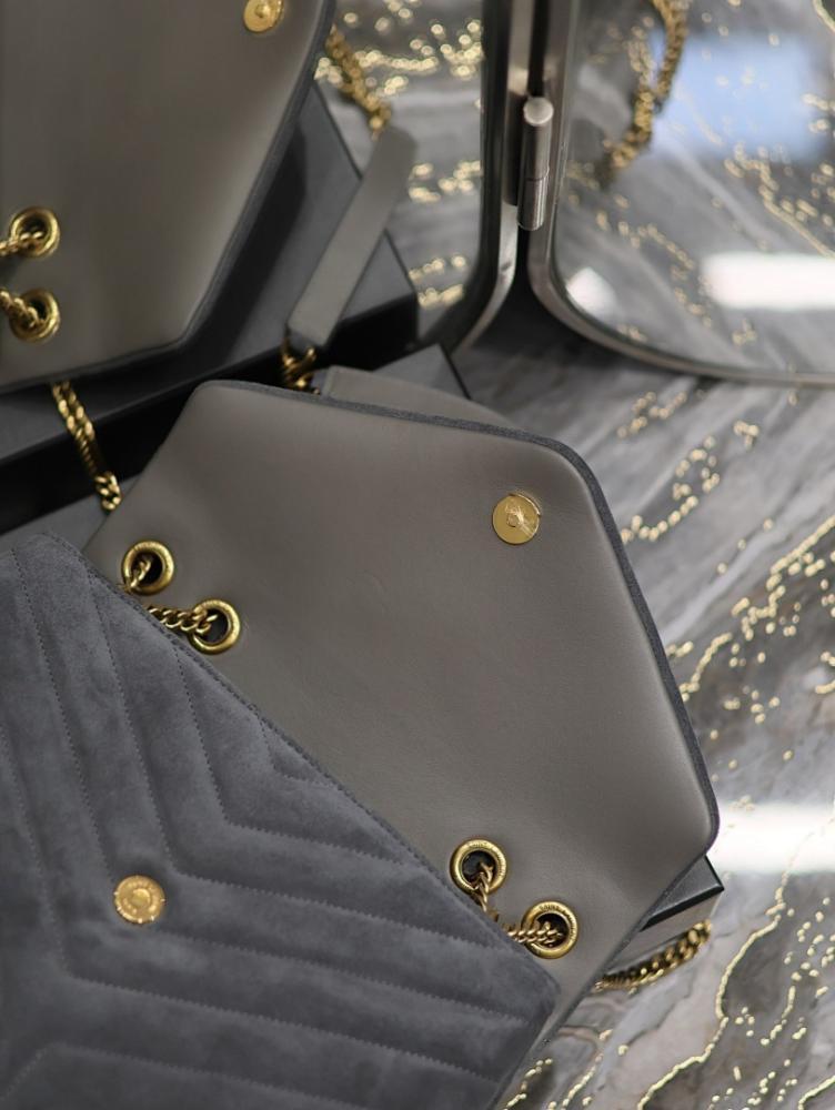 Modern Luxury Gold Leather Crossbody Bag