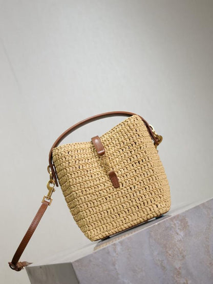 Raffia Shoulder Bag