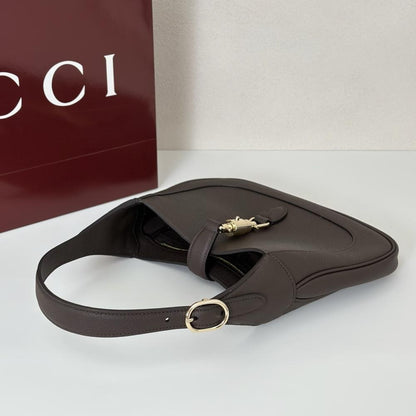 Elegant Leather Top Handle Bag