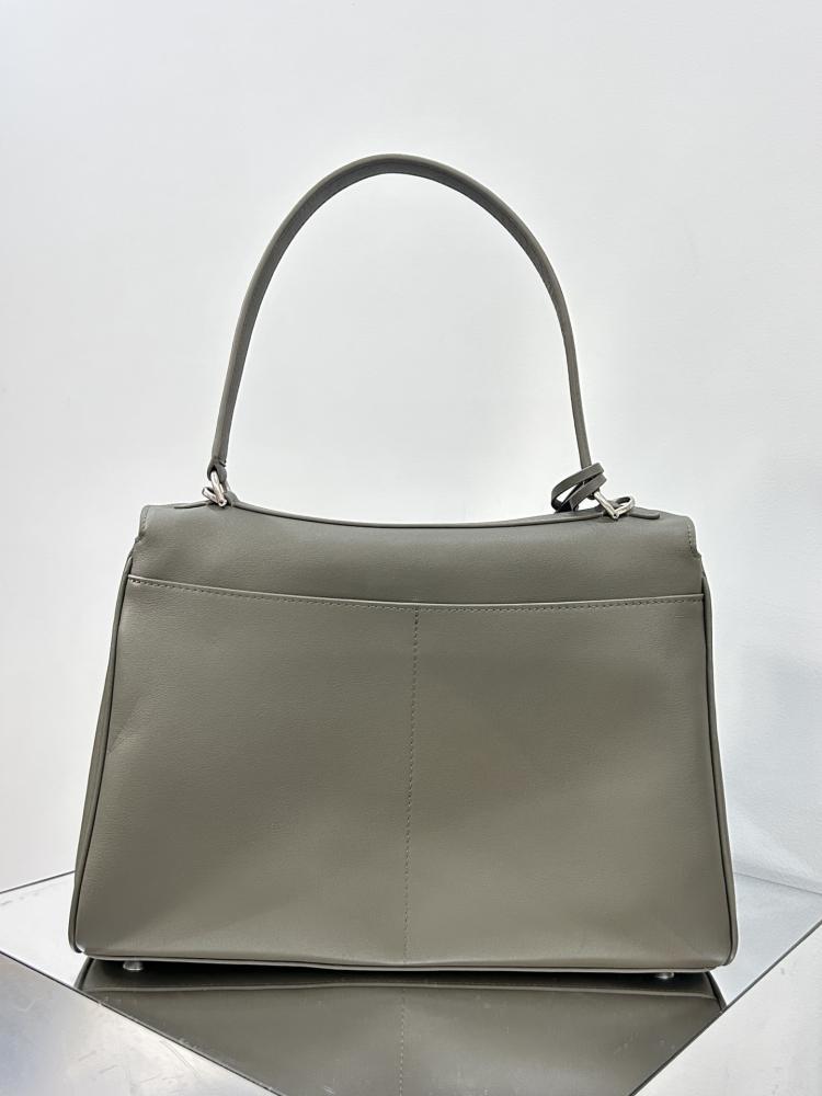 Luxury Leather Top Handle Bag