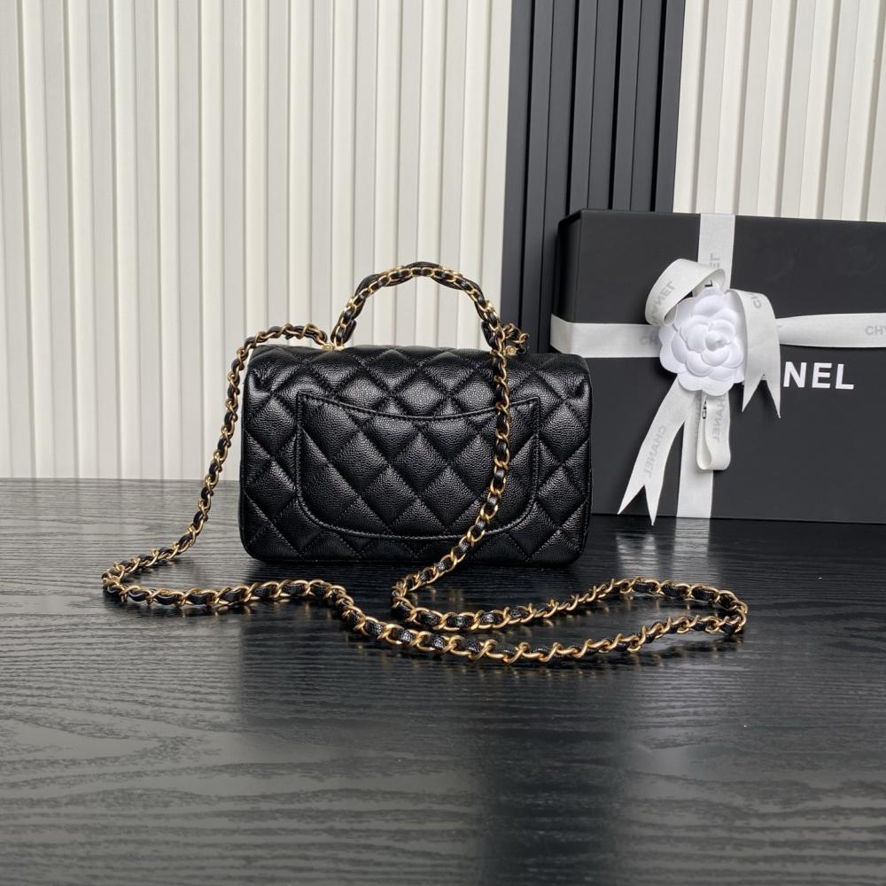 Leather Top Handle Bag