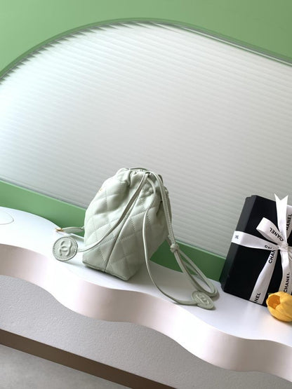 Classic Leather Bucket Bag