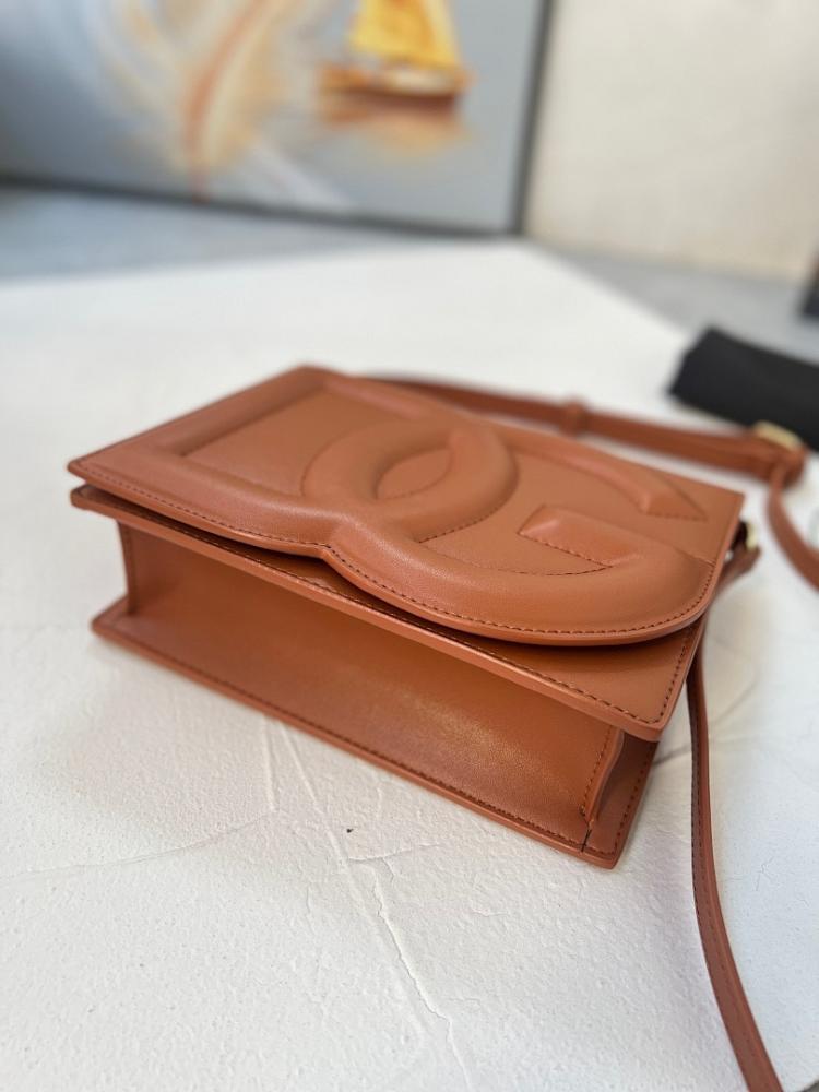 Elegant Refined Calfskin Crossbody Bag