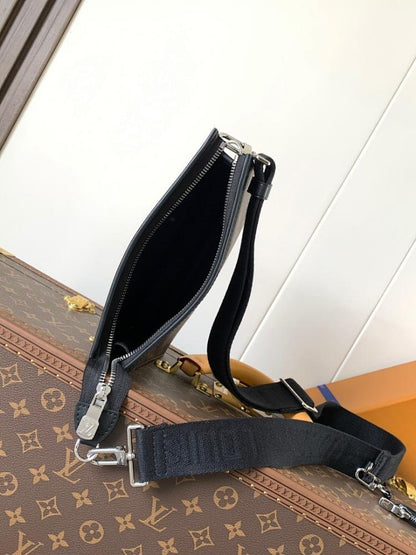 Elegant Stylish Monogram Leather Shoulder Bag – Special Edition