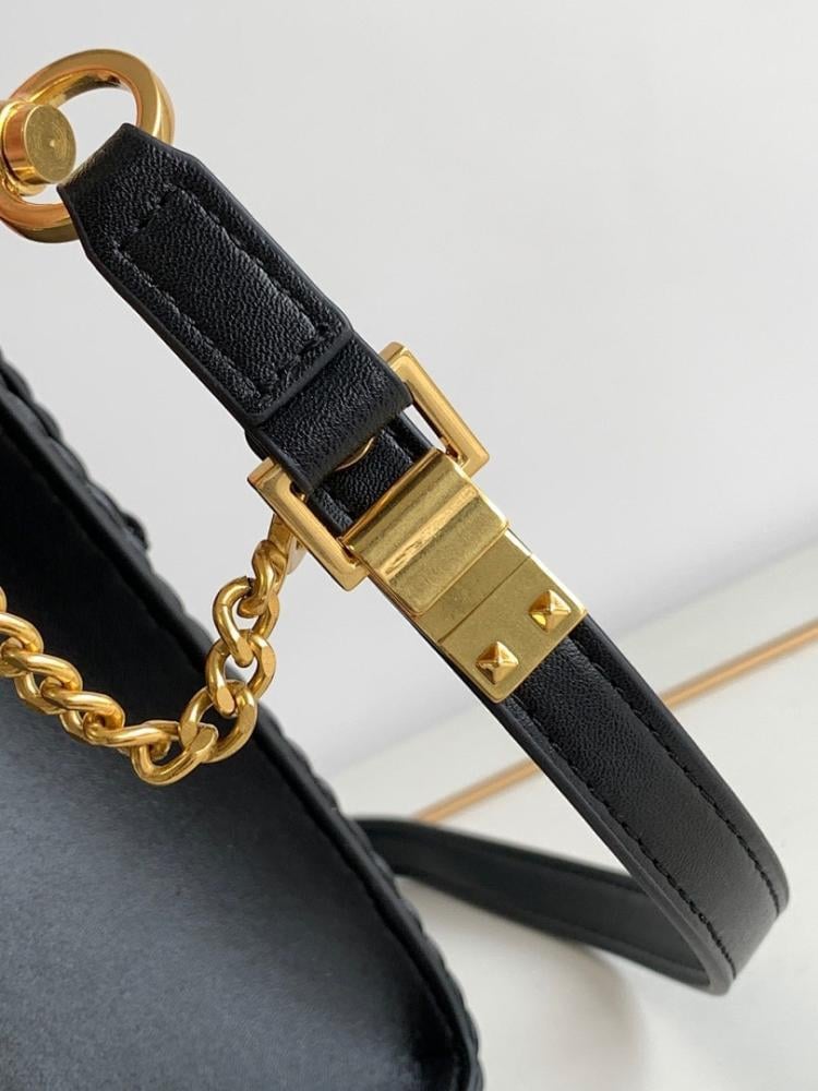 Classic Italian-Inspired Gold Woven Leather Shoulder Bag