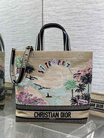 Embroidered Shoulder Bag