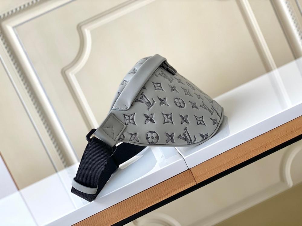 Luxury Refined Grey Leather Bag
