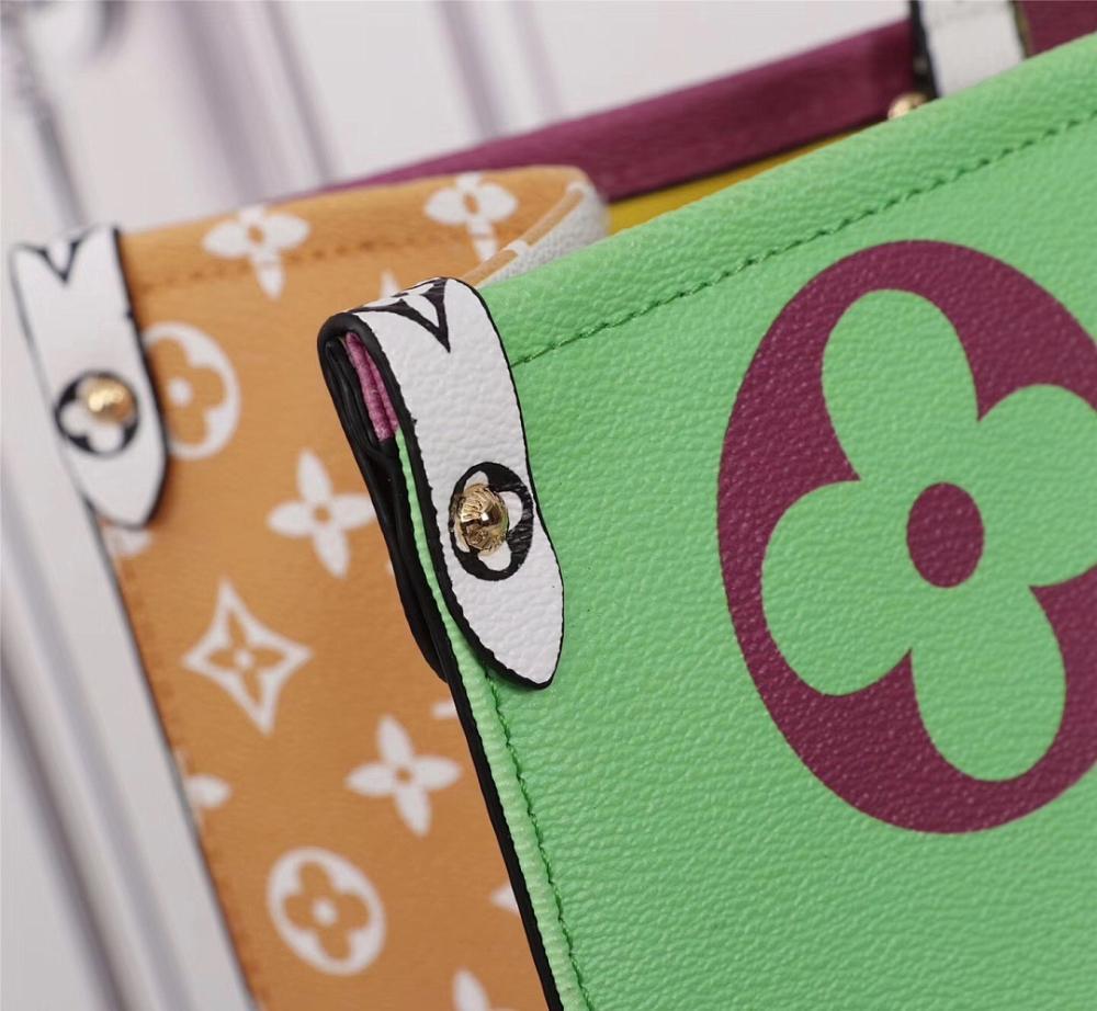 OnTheGo Gold Monogram Tote Bag