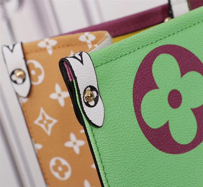 OnTheGo Gold Monogram Tote Bag