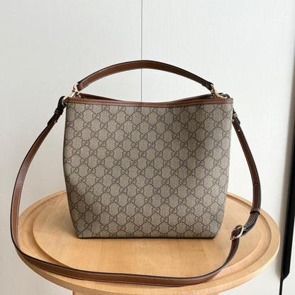 Stylish Premium Brown Quilted Canvas Crossbody Bag