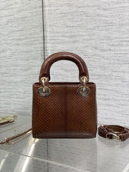 Leather Top Handle Bag