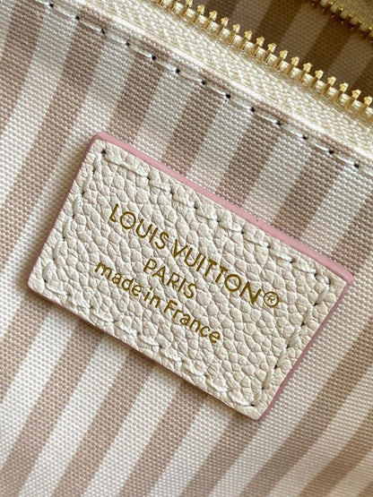 Modern Elegant Monogram Jacquard Shoulder Bag