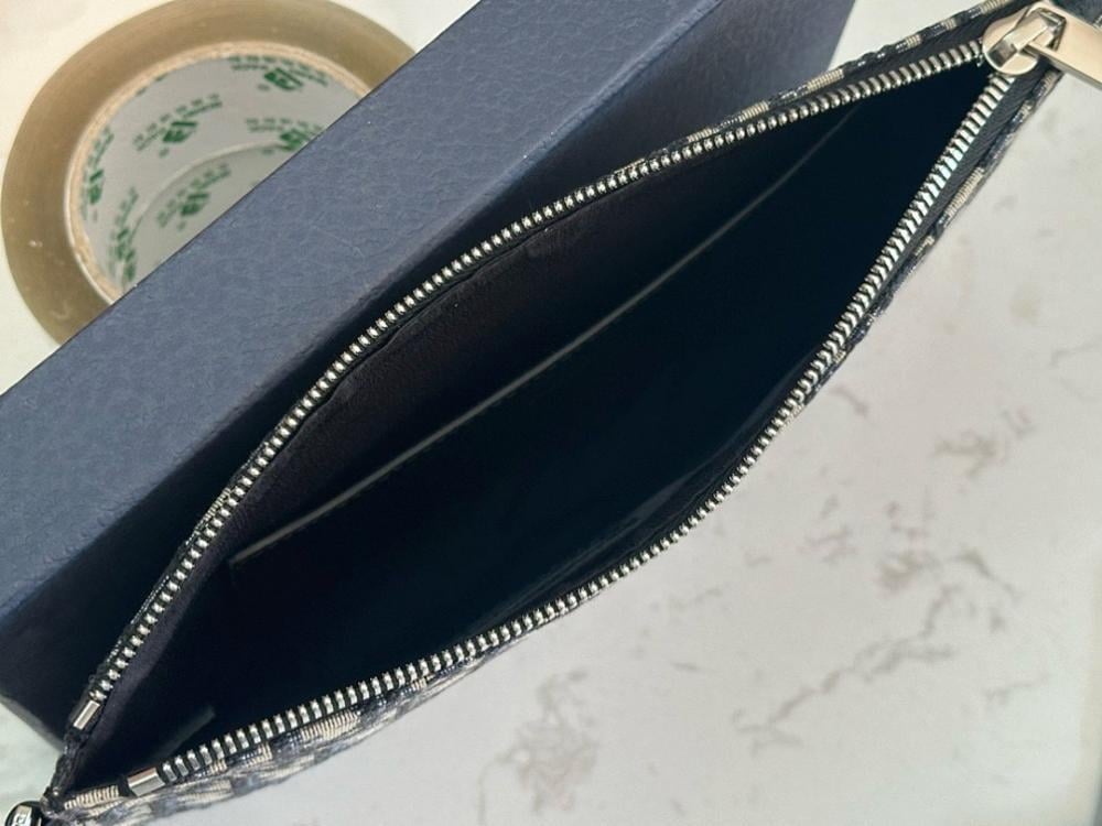 Modern Refined Black Printed Calfskin Top Handle Bag