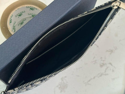 Modern Refined Black Printed Calfskin Top Handle Bag