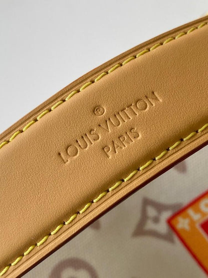 Modern Refined Monogram Calfskin Shoulder Bag