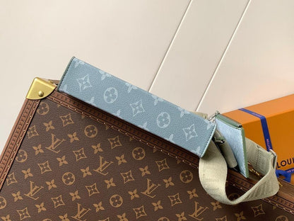 Stylish Premium Monogram Leather Shoulder Bag
