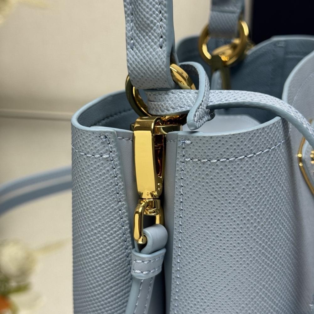 Saffiano Leather Bucket Bag