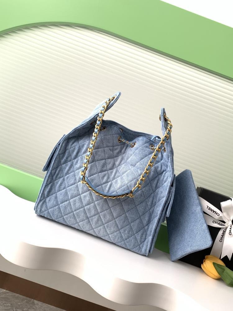 Alma Denim Bucket Bag