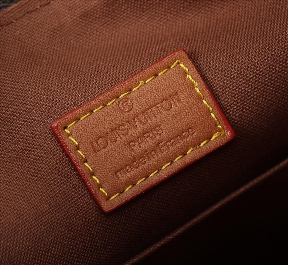 Stylish Monogram Leather Shoulder Bag – Limited Edition