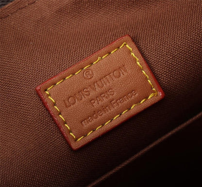 Stylish Monogram Leather Shoulder Bag – Limited Edition