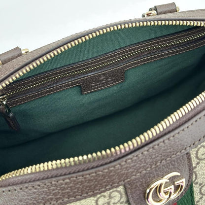 Leather Top Handle Bag