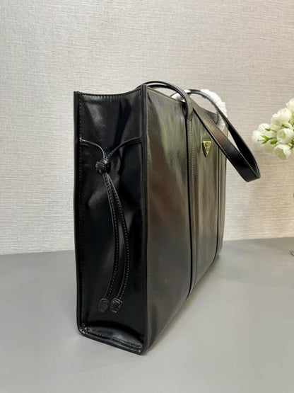 Leather Top Handle Bag