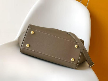 Calfskin Top Handle Bag