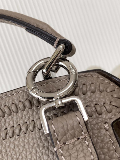 Calfskin Top Handle Bag