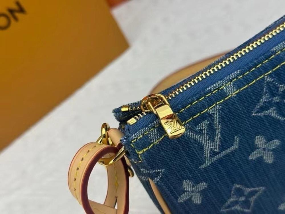 Luxury Elegant Blue Denim Bag