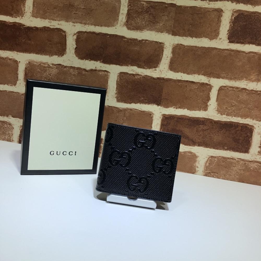 Embroidered Leather Wallet