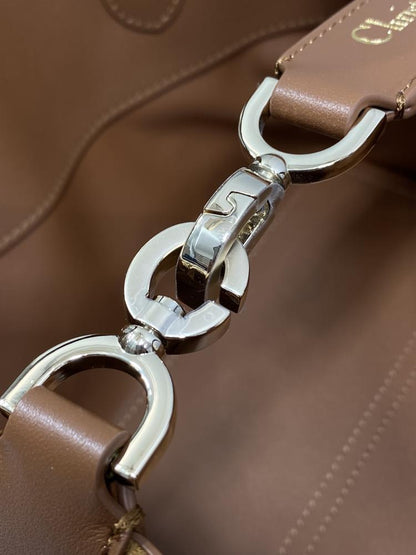 Leather Top Handle Bag
