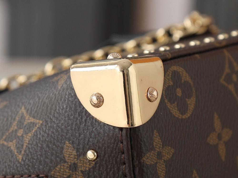 Alma Monogram Leather Crossbody Bag