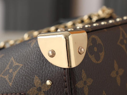 Alma Monogram Leather Crossbody Bag