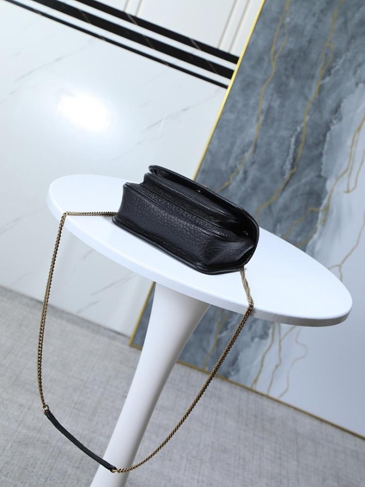Niki Pink Leather Crossbody Bag