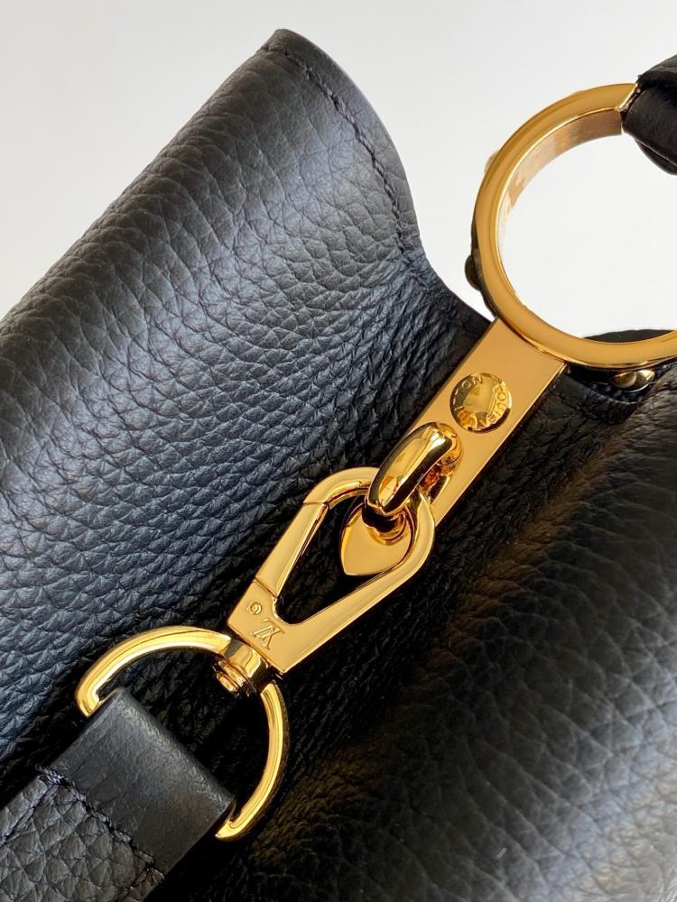 Leather Top Handle Bag
