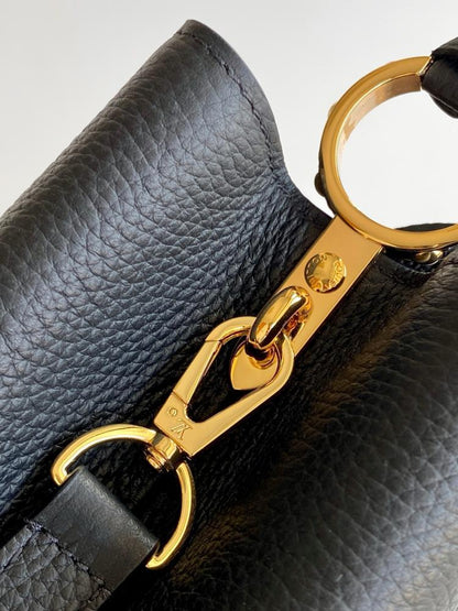 Leather Top Handle Bag