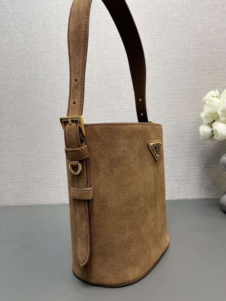 Suede Bucket Bag