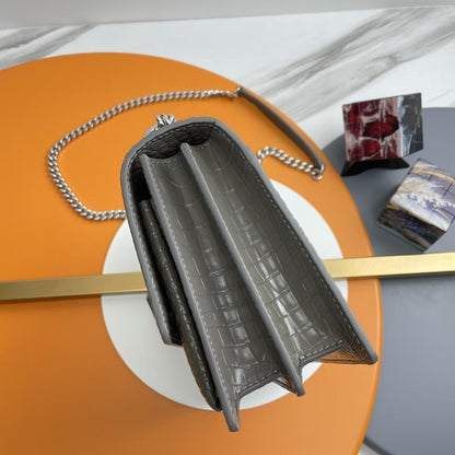 Classic Leather Top Handle Bag