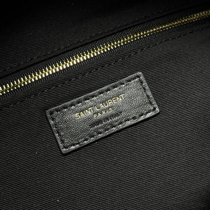 Suede Top Handle Bag