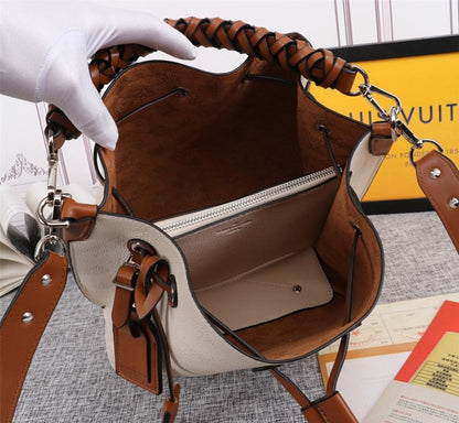 Classic Luxury Woven Calfskin Bucket Bag – Special Edition