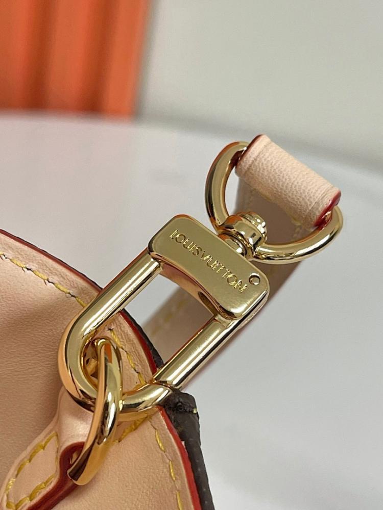 Stylish Monogram Leather Bucket Bag – Limited Edition