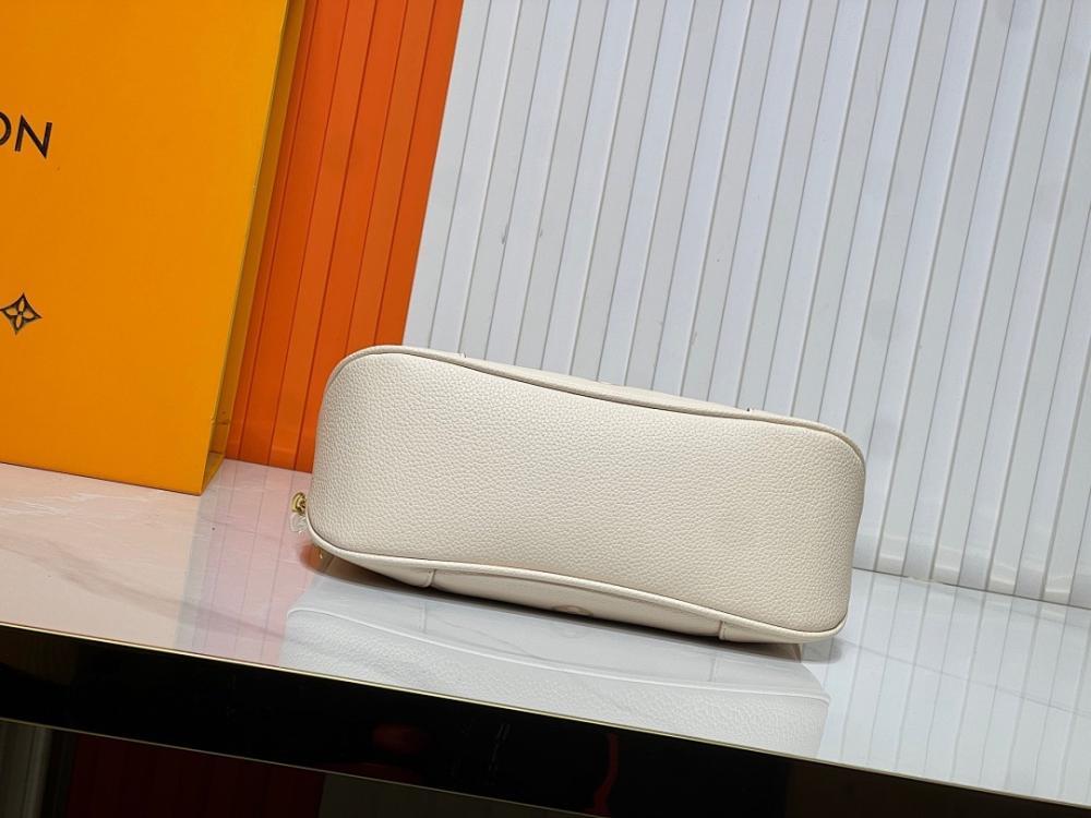Elegant Refined Gold Woven Leather Top Handle Bag