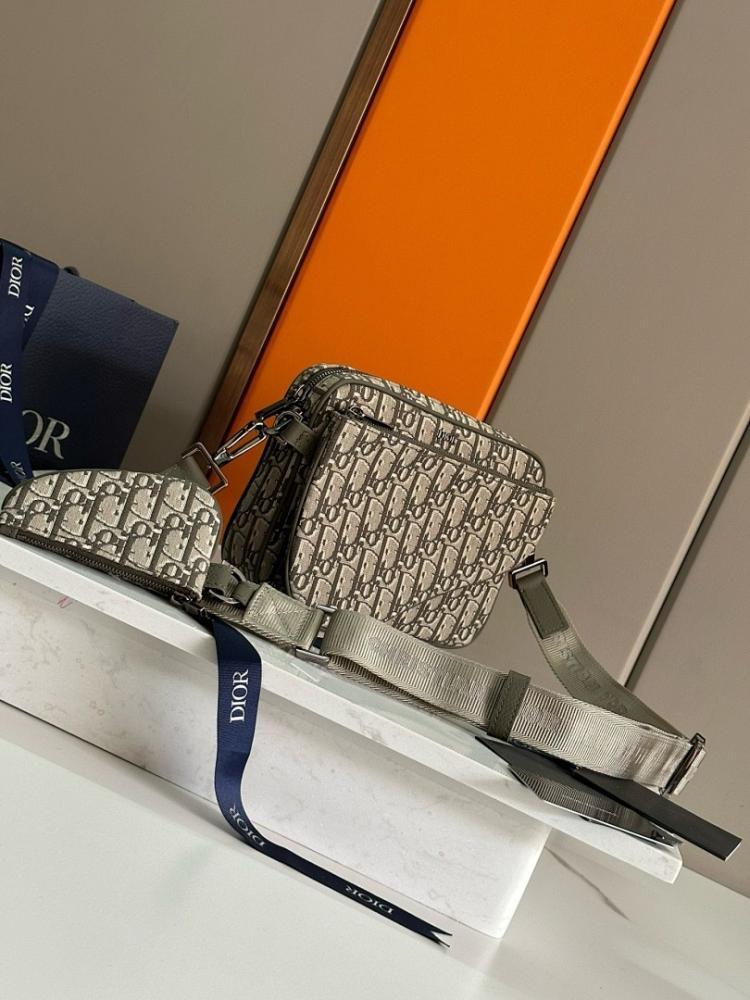 Saddle Printed Jacquard Shoulder Bag